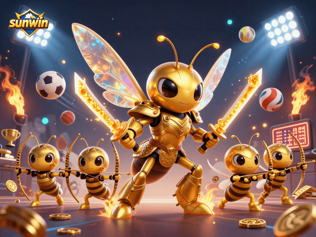 Engage in thrilling betting experiences with sunwin's vibrant, immersive casino illustration.
