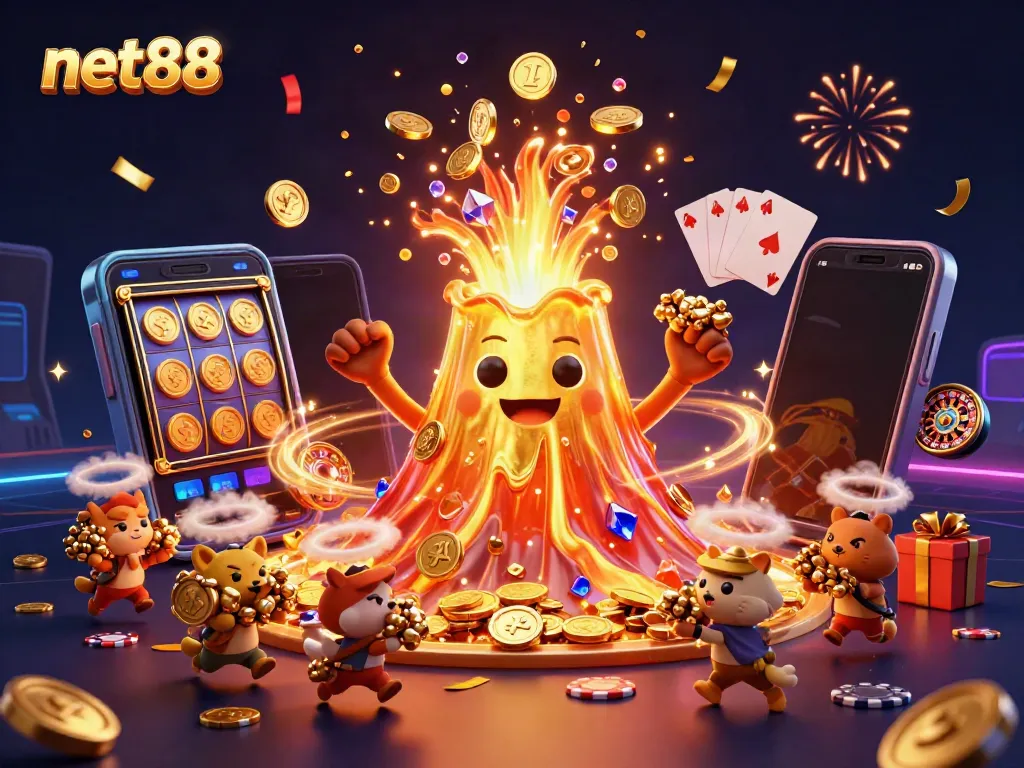 Experience thrilling wins with net88 at a casino-themed eruption of treasures and epic gameplay.