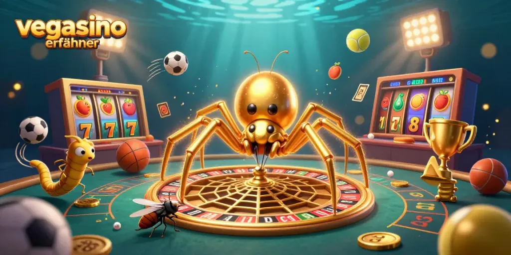 Experience thrilling gameplay with Vegasino erfahrungen in this vibrant casino scene.