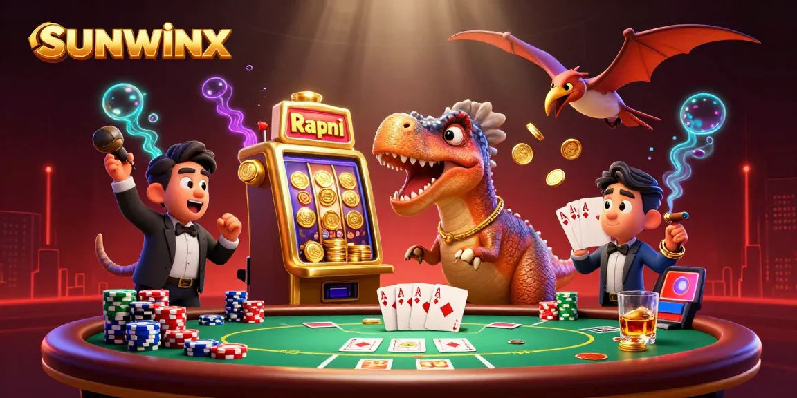 Experience the thrilling world of sunwinx with dynamic casino scenes featuring vibrant characters and game elements.